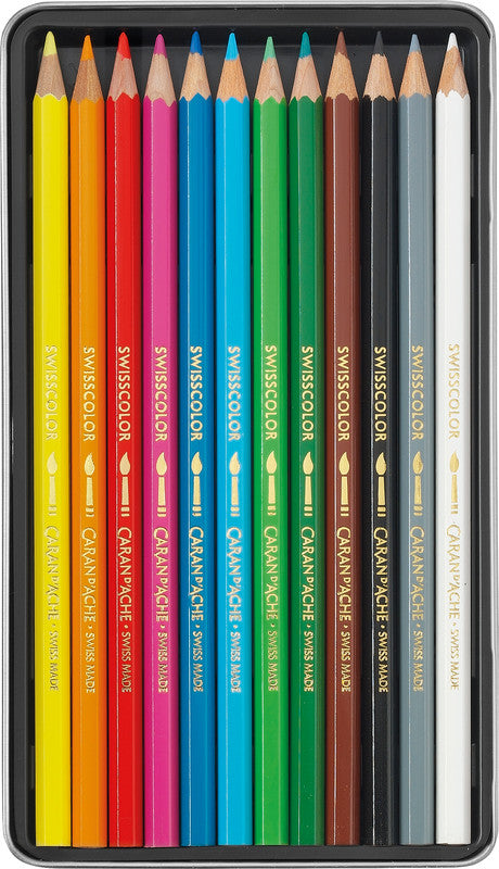 CARAN D'ACHE Fancolor Farbstifte 12er - Bild 2