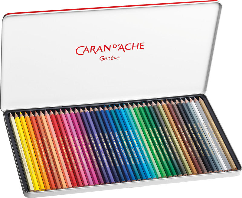 CARAN D'ACHE Farbstifte Swisscolor Aquarelle 40er - Bild 3