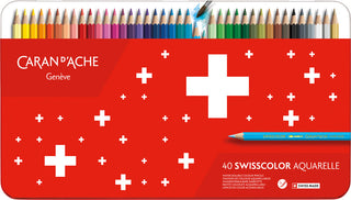 CARAN D'ACHE Farbstifte Swisscolor Aquarelle 40er