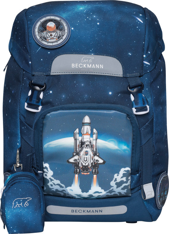 Beckmann Schulrucksack Classic mit Wendetasche Space Mission 6-teilig - Bild 2