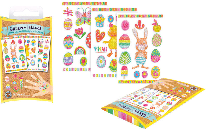 TRENDHAUS® Glitzer-Tattoos Tommy & Frida - Bild 2