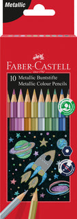 FABER CASTELL Classic Farbstifte metallic 12er