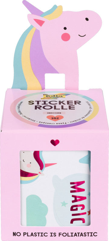 Stickerrolle Unicorn - Bild 1