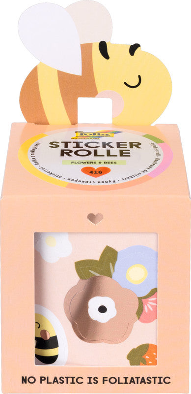 Stickerrolle Flowers and Bees - Bild 1