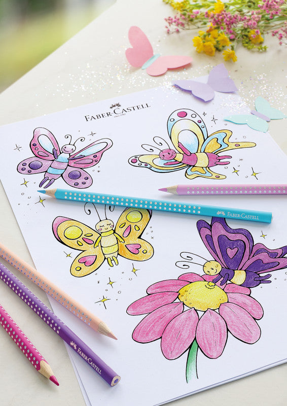 FABER CASTELL Colour Grip Sparkle 12er - Bild 4