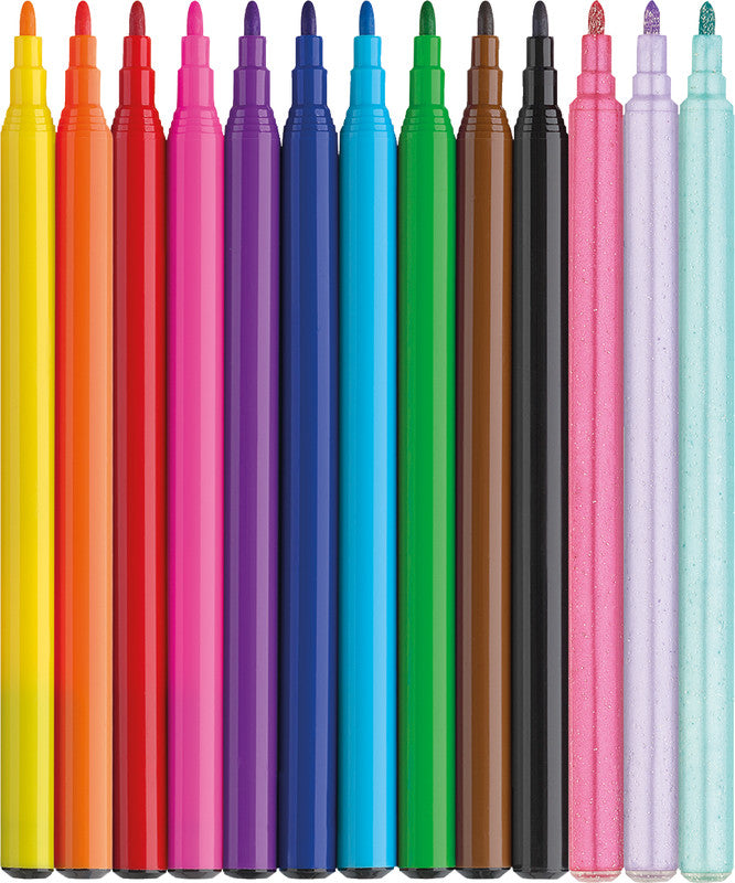 FABER CASTELL Filzstifte 10 + 3 Glitzer - Bild 2