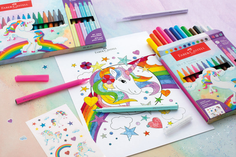 FABER CASTELL Filzstifte 10 + 3 Glitzer - Bild 4