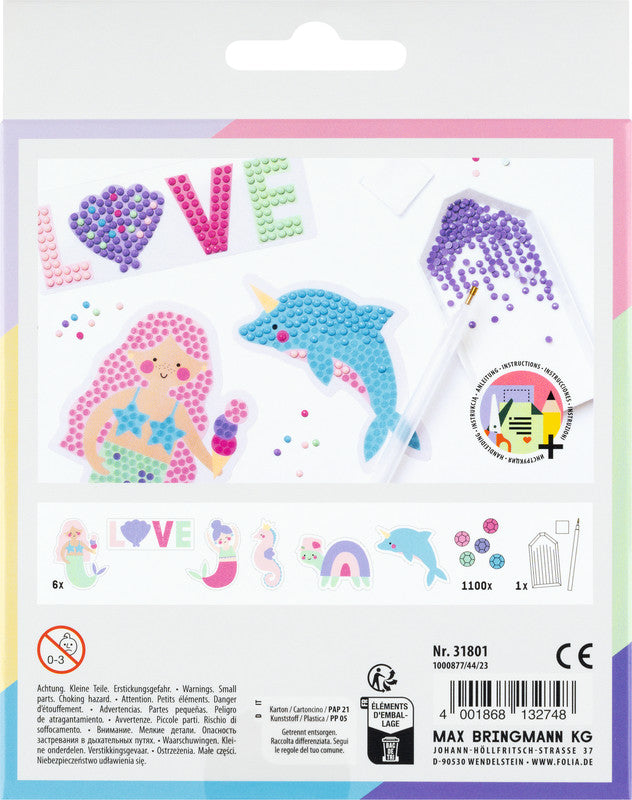 Daimond Painting Set Meerjungfrau - Bild 4