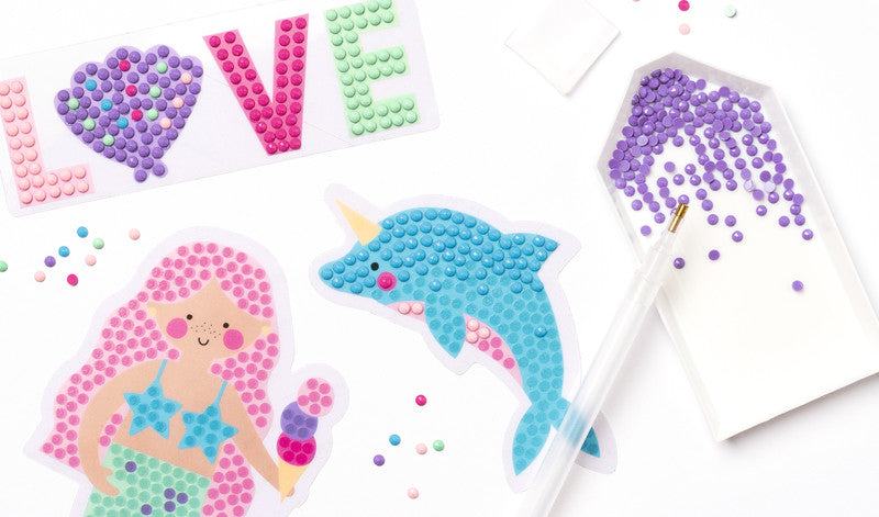 Daimond Painting Set Meerjungfrau - Bild 3