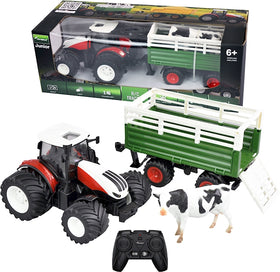RC Traktor mit Viehtransporter