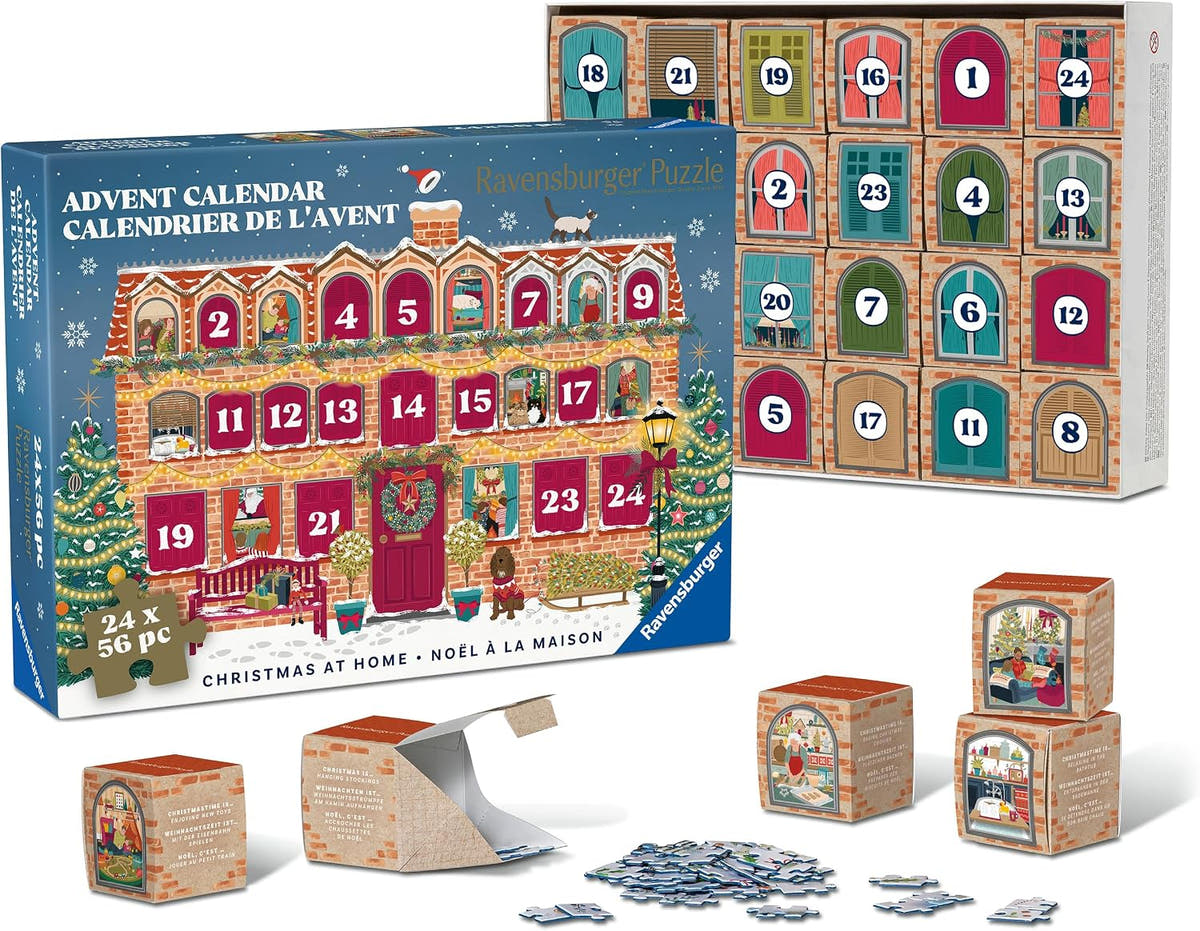 Adventskalender 24 Puzzles mit je 54 Teilen - Bild 1