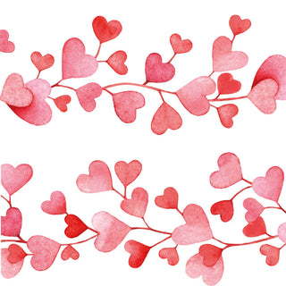 Servietten Red Hearts 33x33 cm