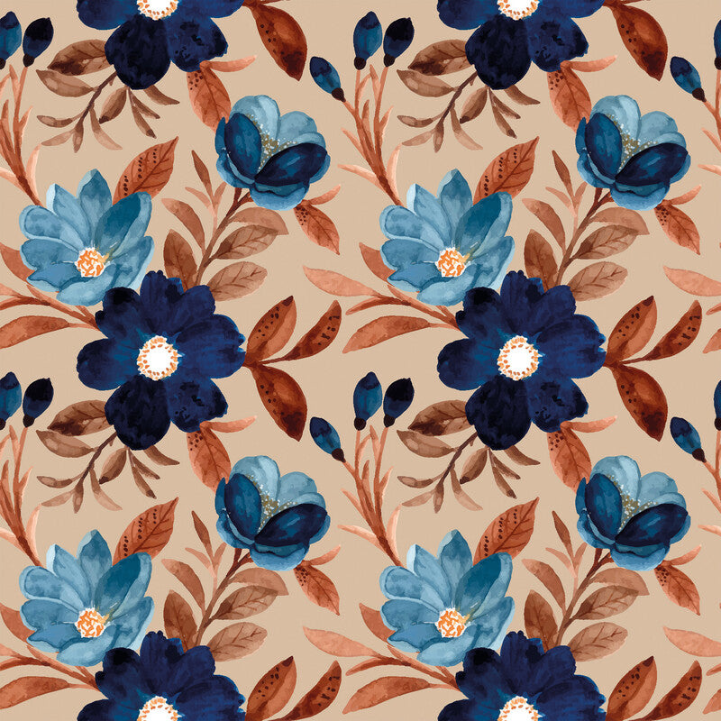 Servietten Blue Floral 33x33 cm - Bild 1