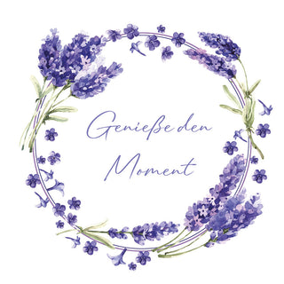 Servietten Geniesse den Moment 33x33 cm