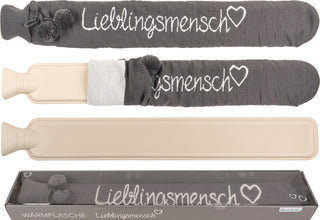 Schlauch - Wärmeflasche Lieblingsmensch