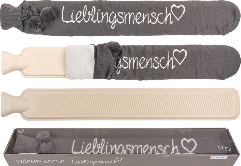 Schlauch - Wärmeflasche Lieblingsmensch - Bild 1