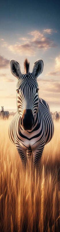 Lesezeichen Zebra 3D - Bild 1