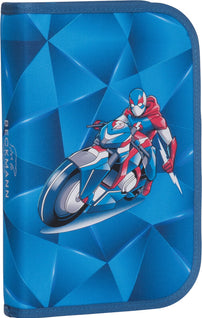 Beckmann Schüleretui Classic Blue Lightning