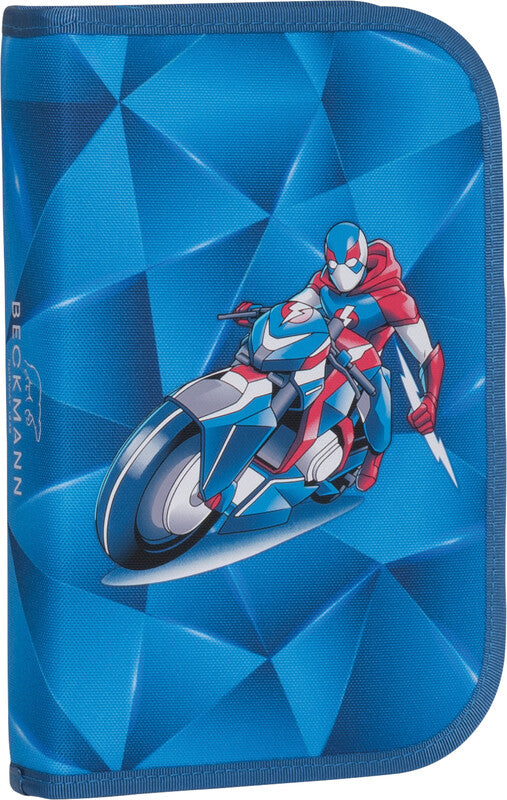 Beckmann Schüleretui Classic Blue Lightning - Bild 1
