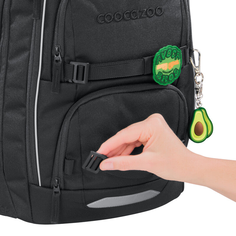 Coocazoo Rucksack Porter Black Coral - Bild 6