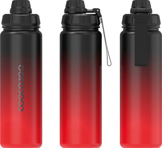 Coocazoo Trinkflasche Edelstahl Gradient Red