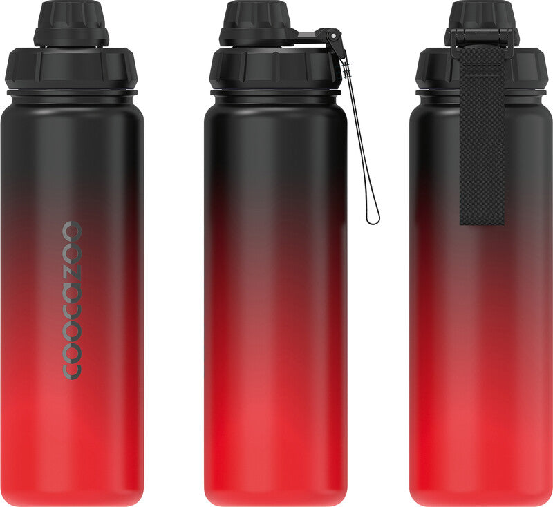 Coocazoo Trinkflasche Edelstahl Gradient Red - Bild 2
