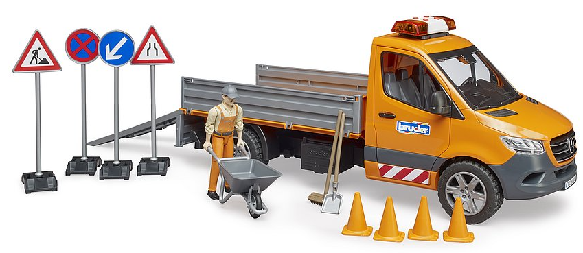 Bruder 02677 Sprinter Kommunal mit Fahrer, Light + Sound Modul - Bild 2