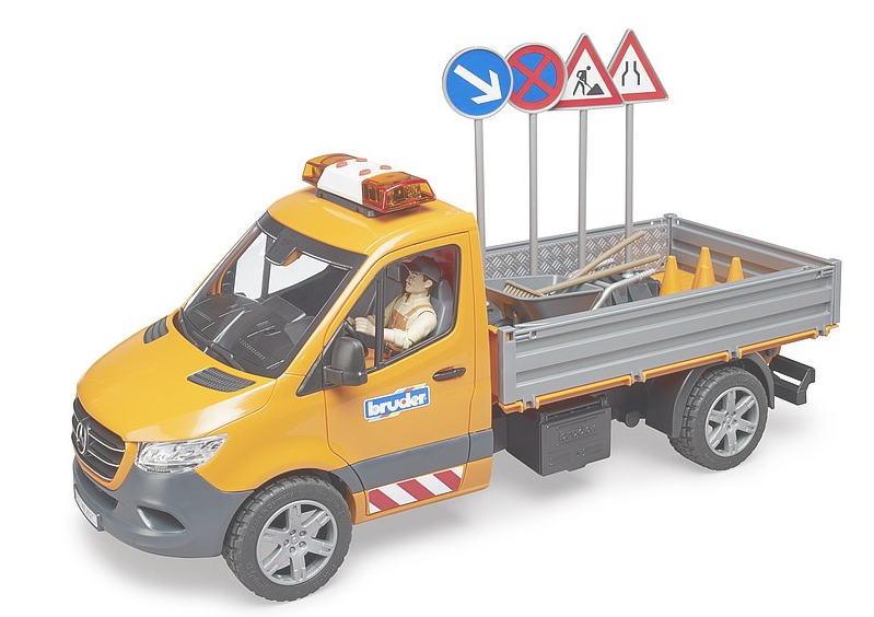 Bruder 02677 Sprinter Kommunal mit Fahrer, Light + Sound Modul - Bild 3