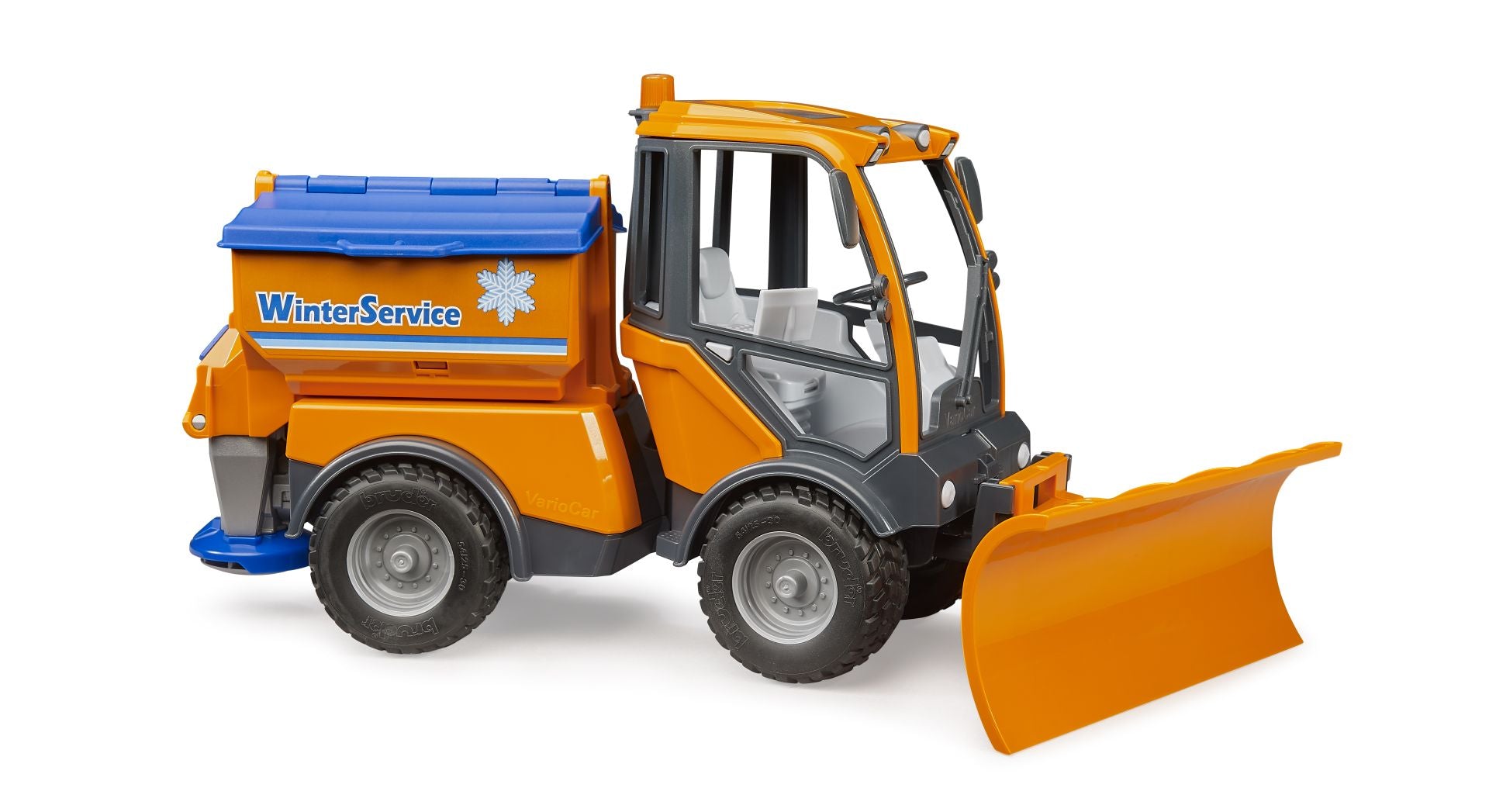 Bruder 02690 VarioCar Winterdienst mit Räumschild und Streuer - Bild 1