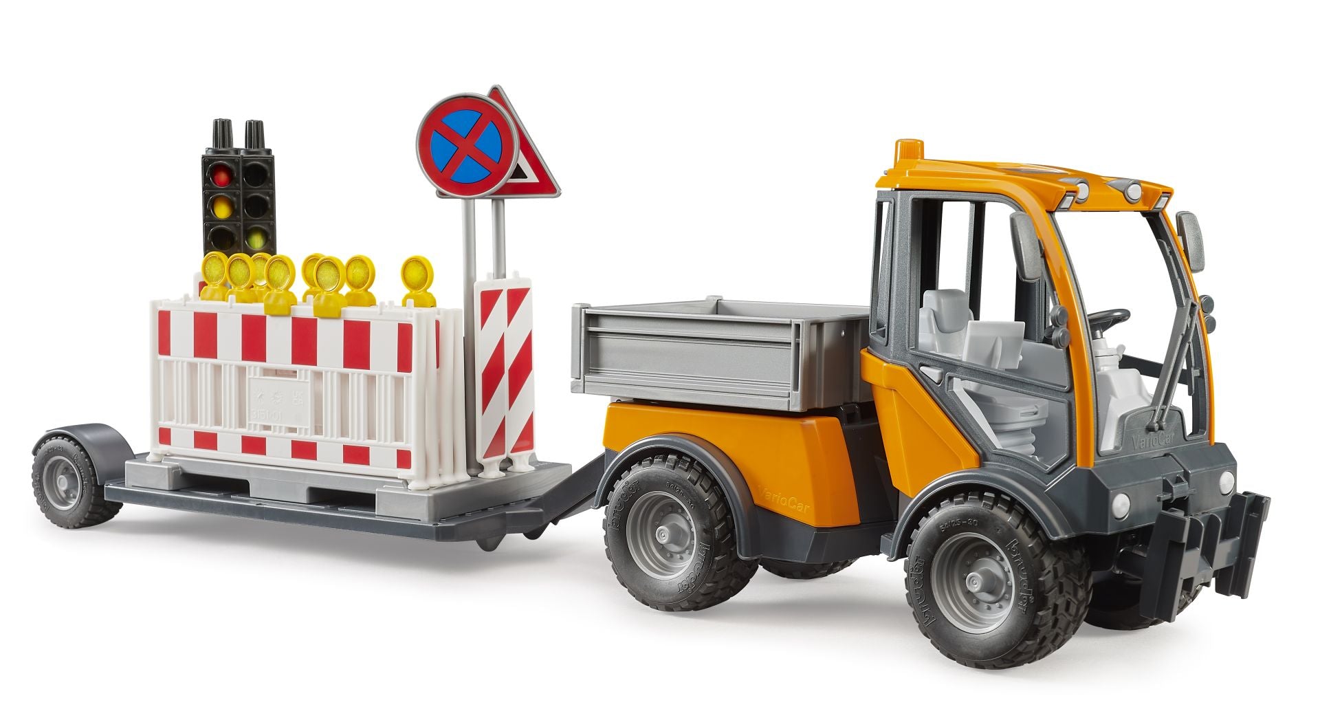 Bruder 02693 VarioCar Strassensicherung mit Anhänger und Verkehrssicherungsset - Bild 1
