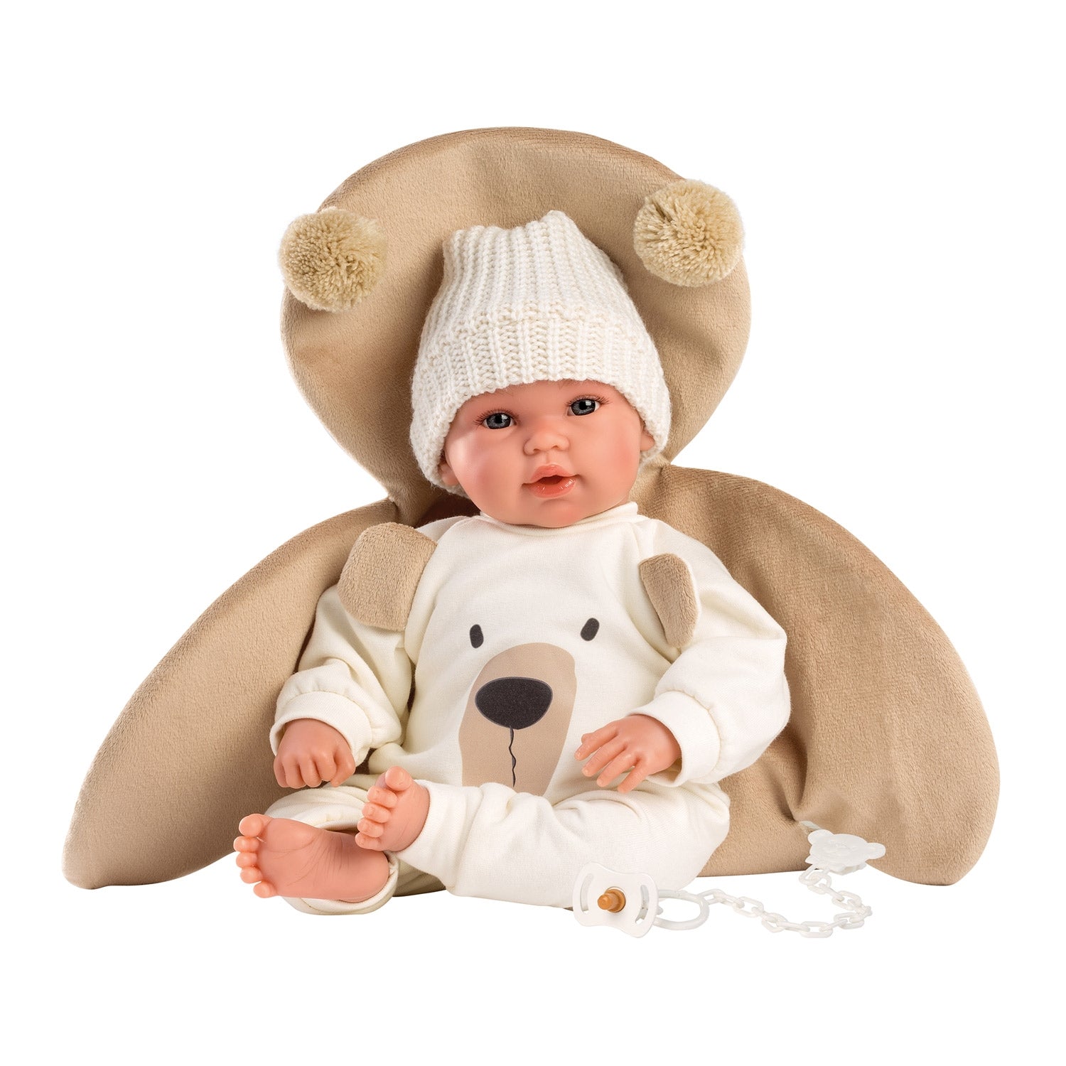 Llorens Babypuppe Teddybär 36cm - Bild 1