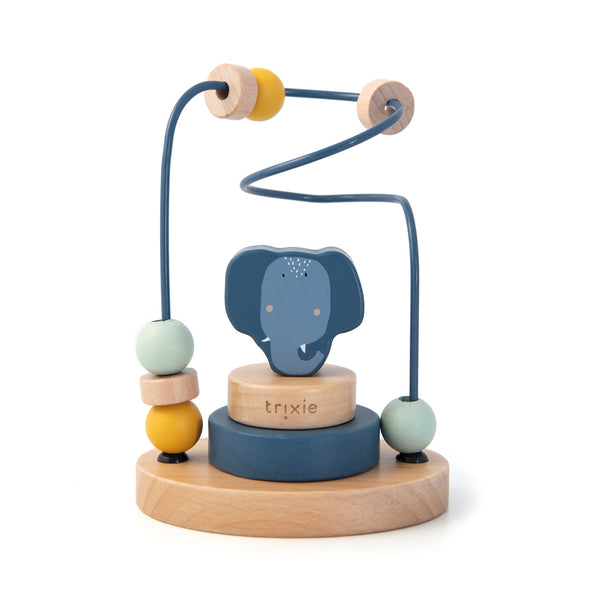 Holz Motorikschleife Elefant