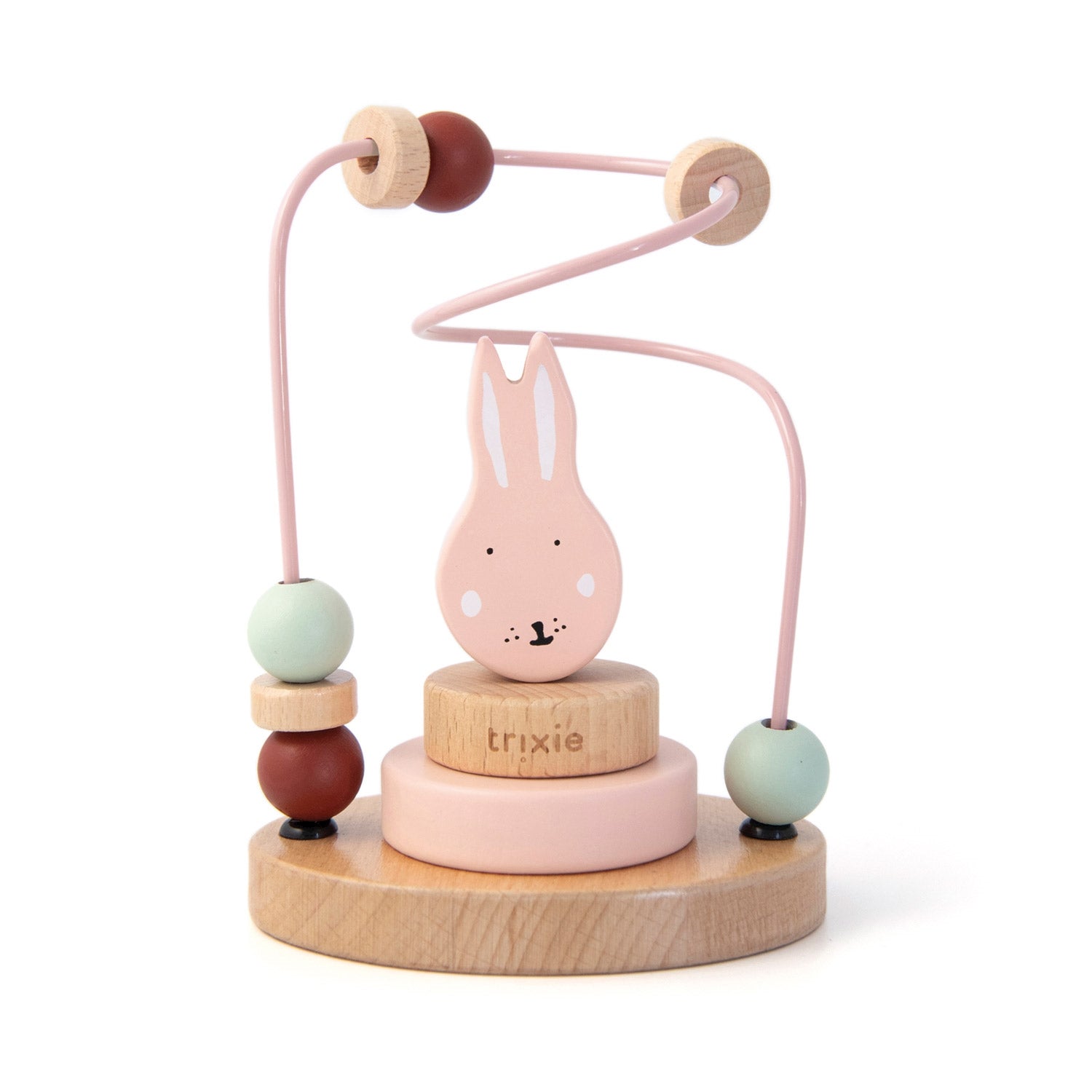 Holz Motorikschleife Hase - Bild 1