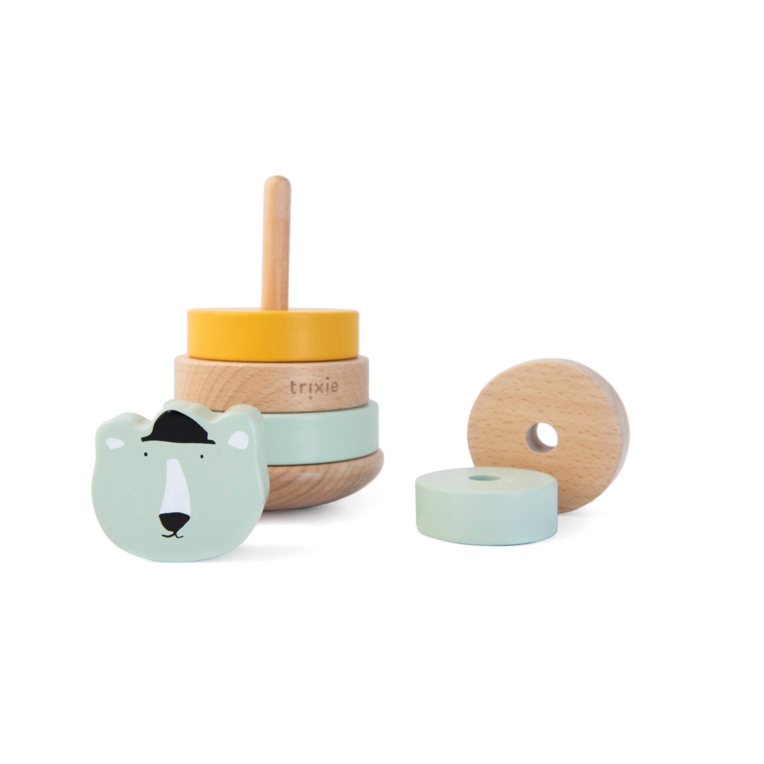 Holz Stapelturm Polarbär - Bild 2