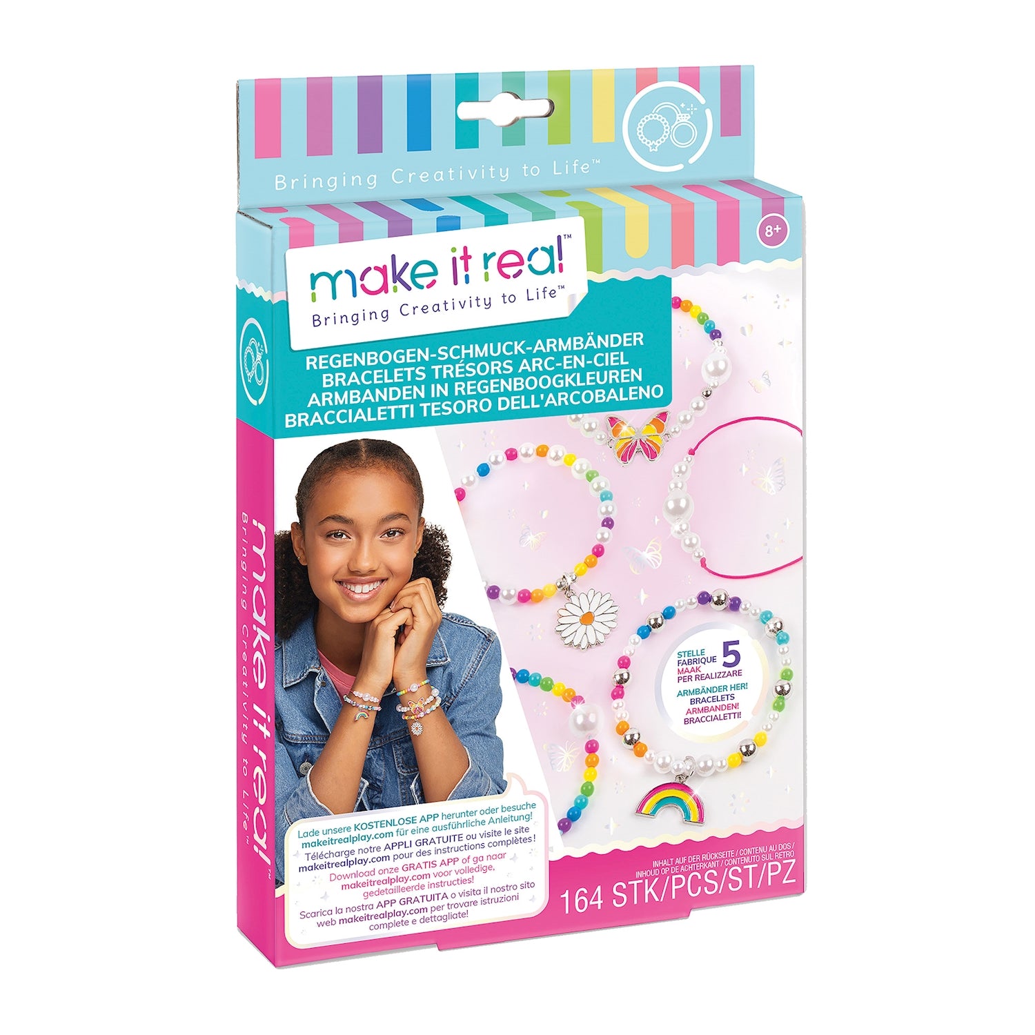 Make it real Regenbogen Schmuck Ambänder - Bild 1