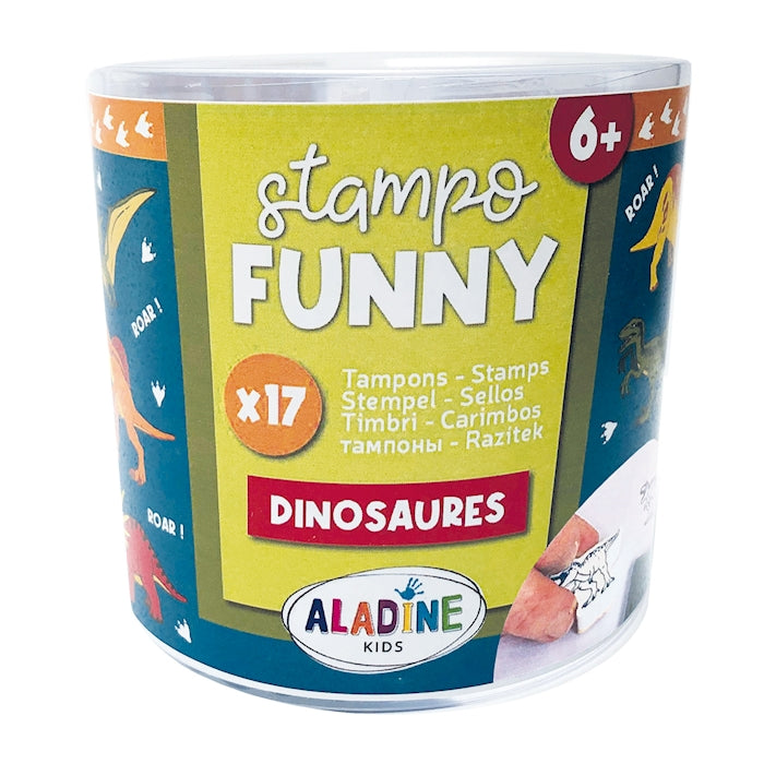 Kinder Stempel Funny Dinosaurier - Bild 1