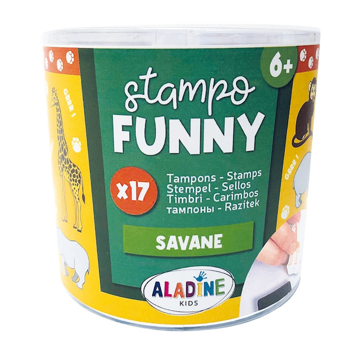 Kinder Stempel Funny Savanne - Bild 1