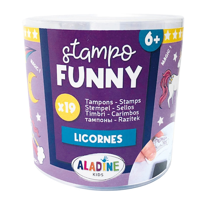 Kinder Stempel Funny Einhorn - Bild 1