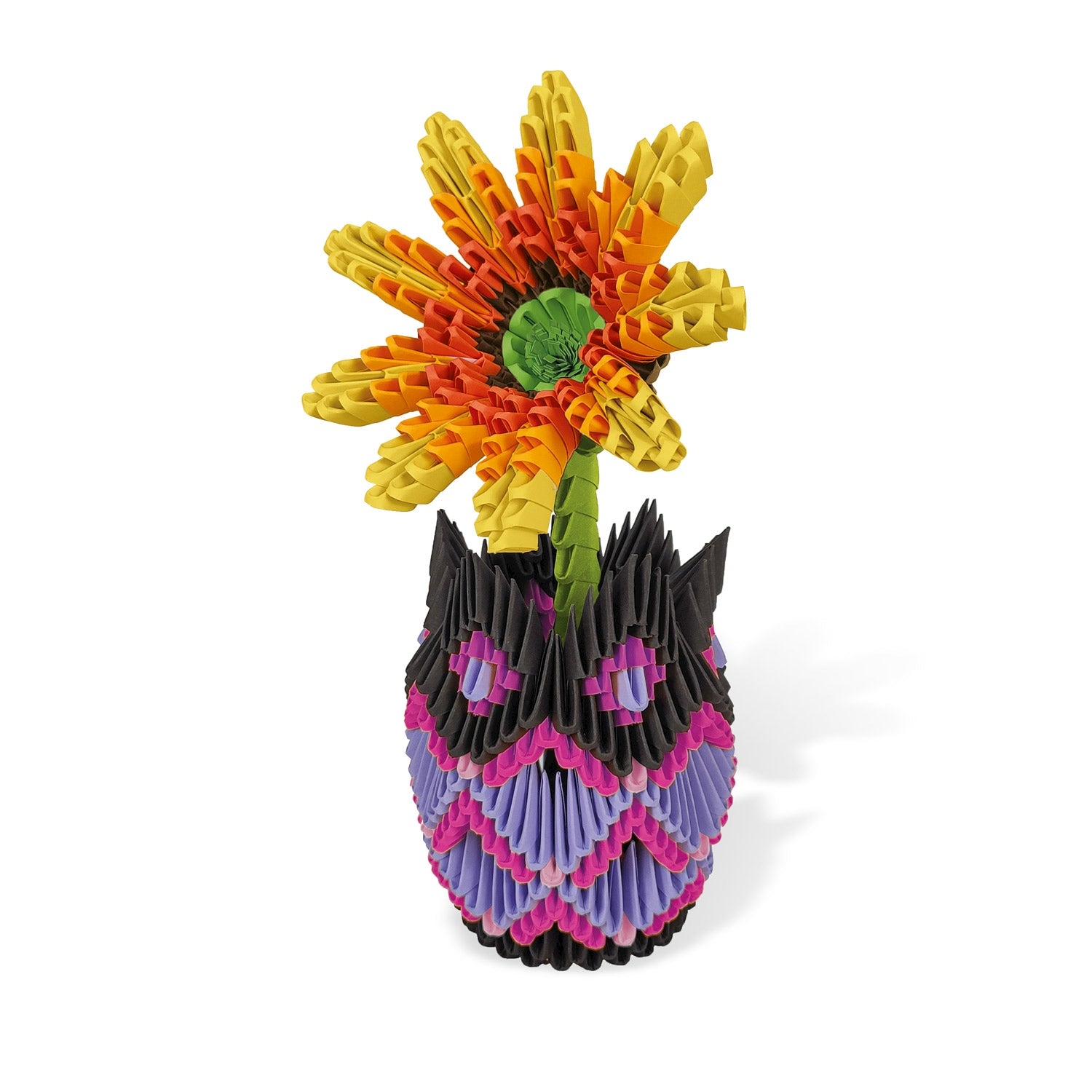 Origami 3D Vase mit Blumen 698 Teile - Bild 2