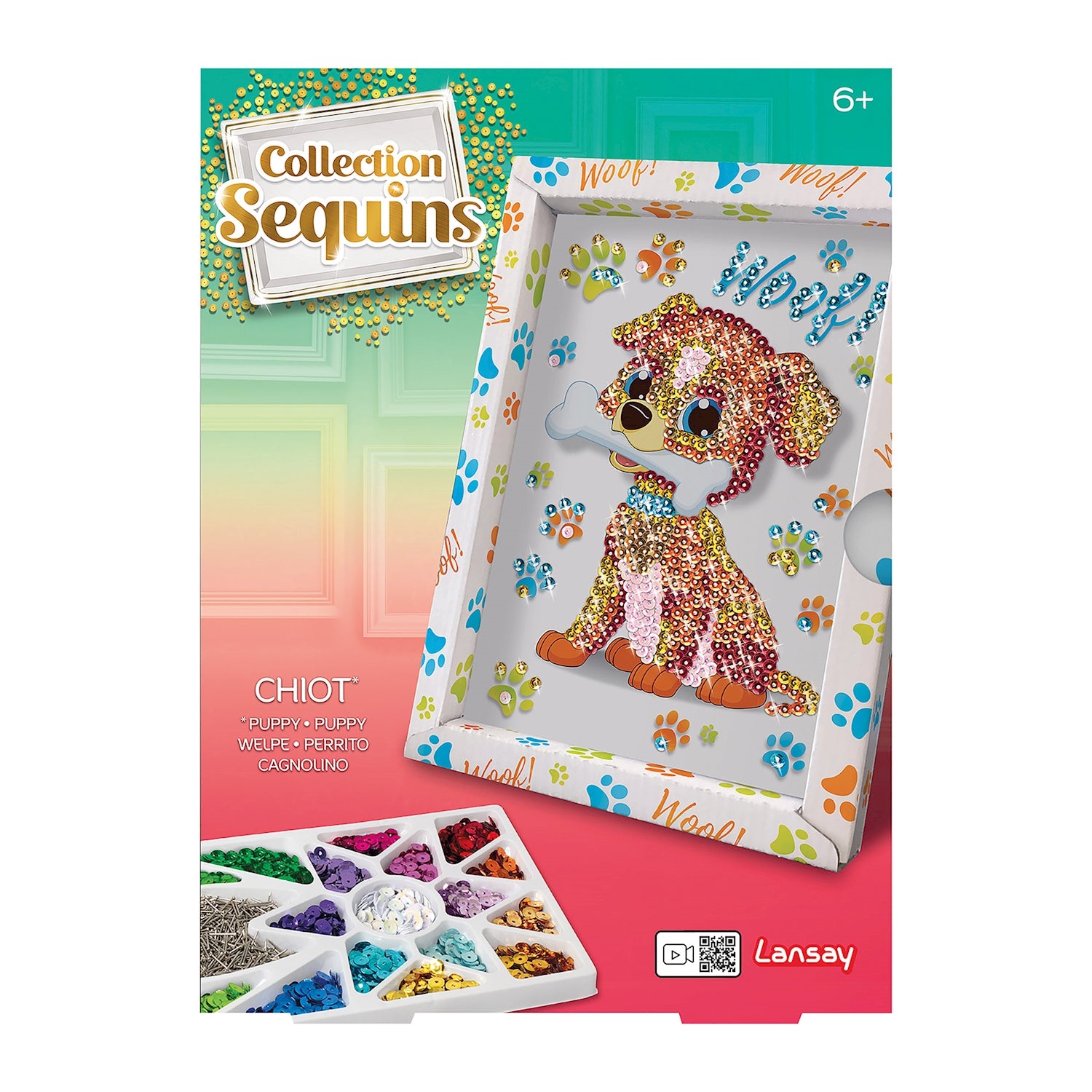 Sequins Paillettenkunst Hund - Bild 5