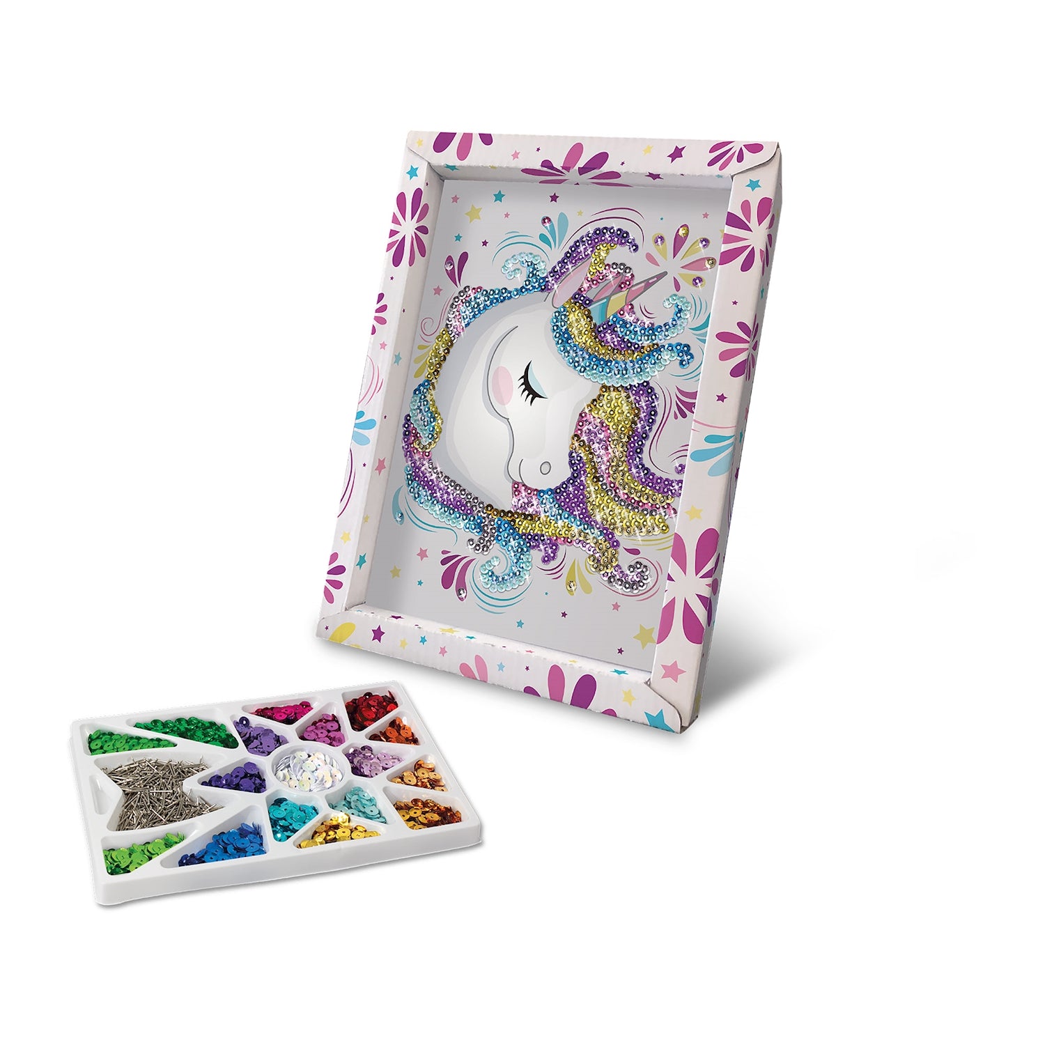 Paillettenkunst Einhorn - Bild 2