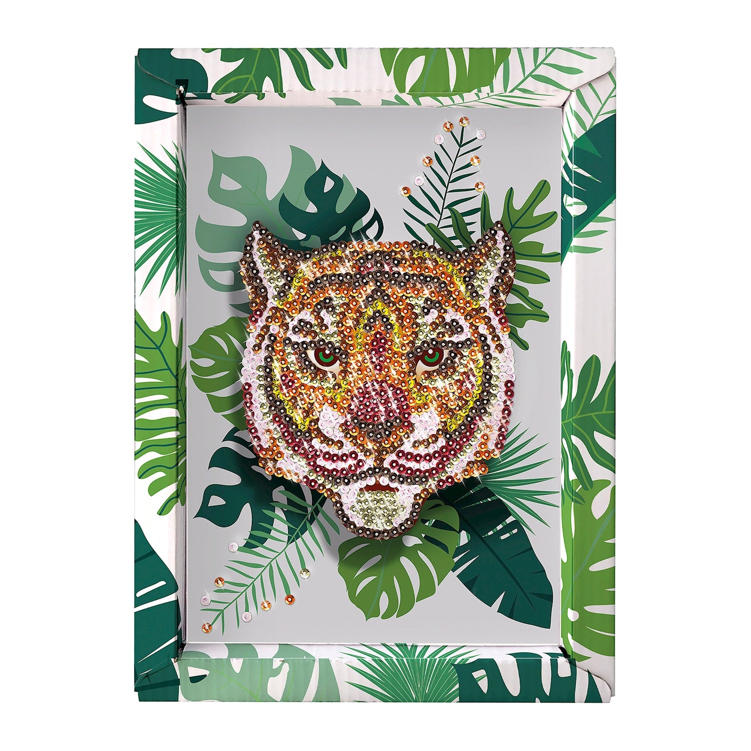 Sequins Paillettenkunst Tiger - Bild 2