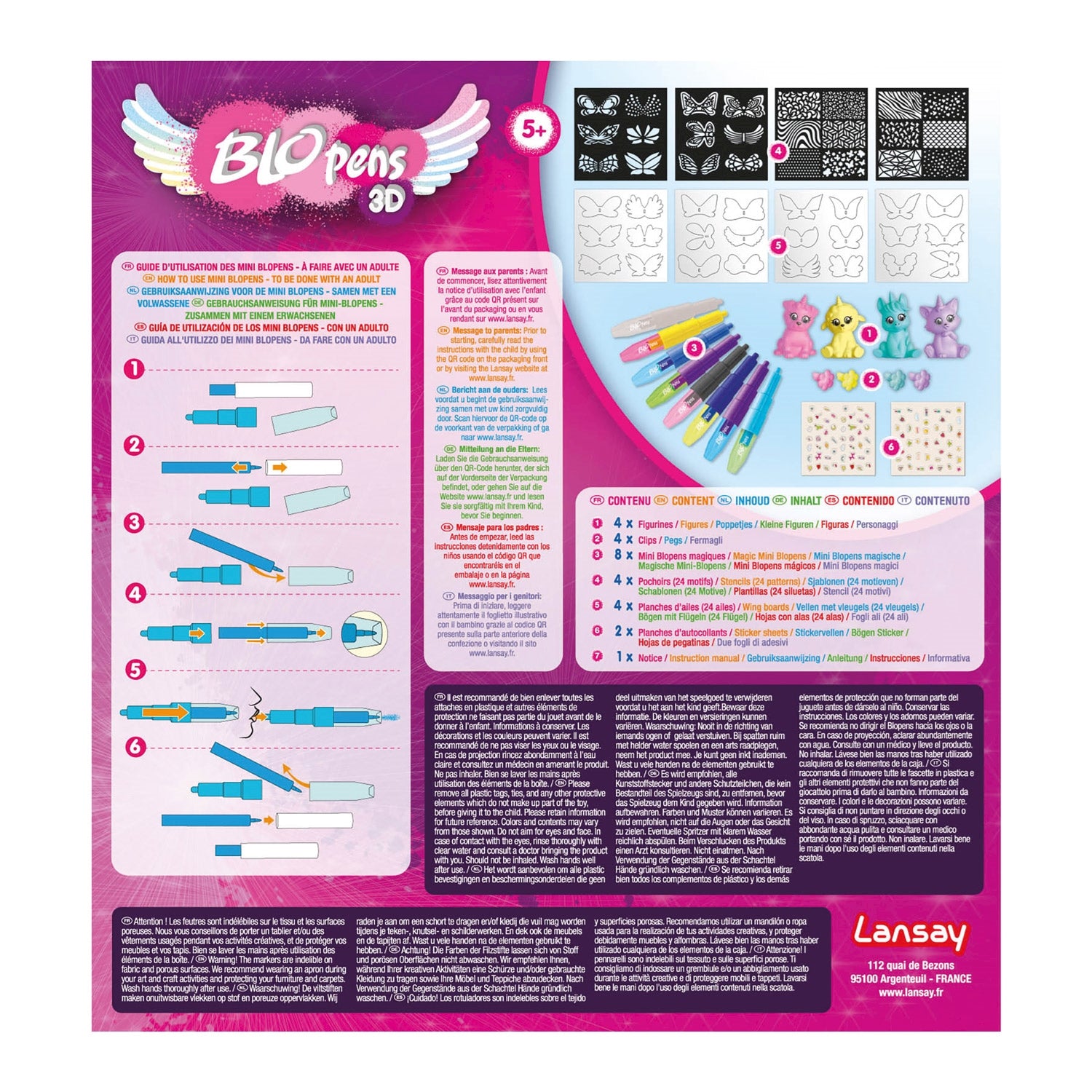 Blopens Sprühstifteset 3D Tiere - Bild 5