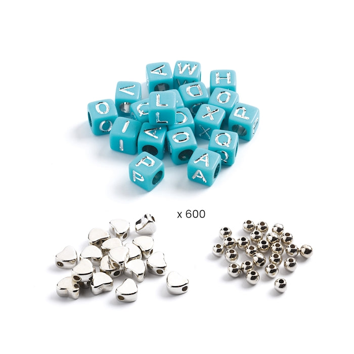 Djeco Buchstabenperlen silber - Bild 2