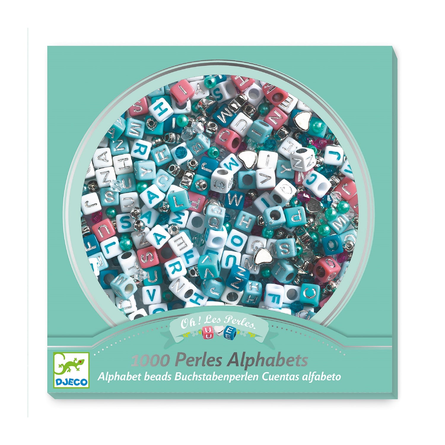 Djeco Buchstabenperlen silber - Bild 1