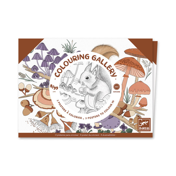 Djeco Colouring Gallery Natur