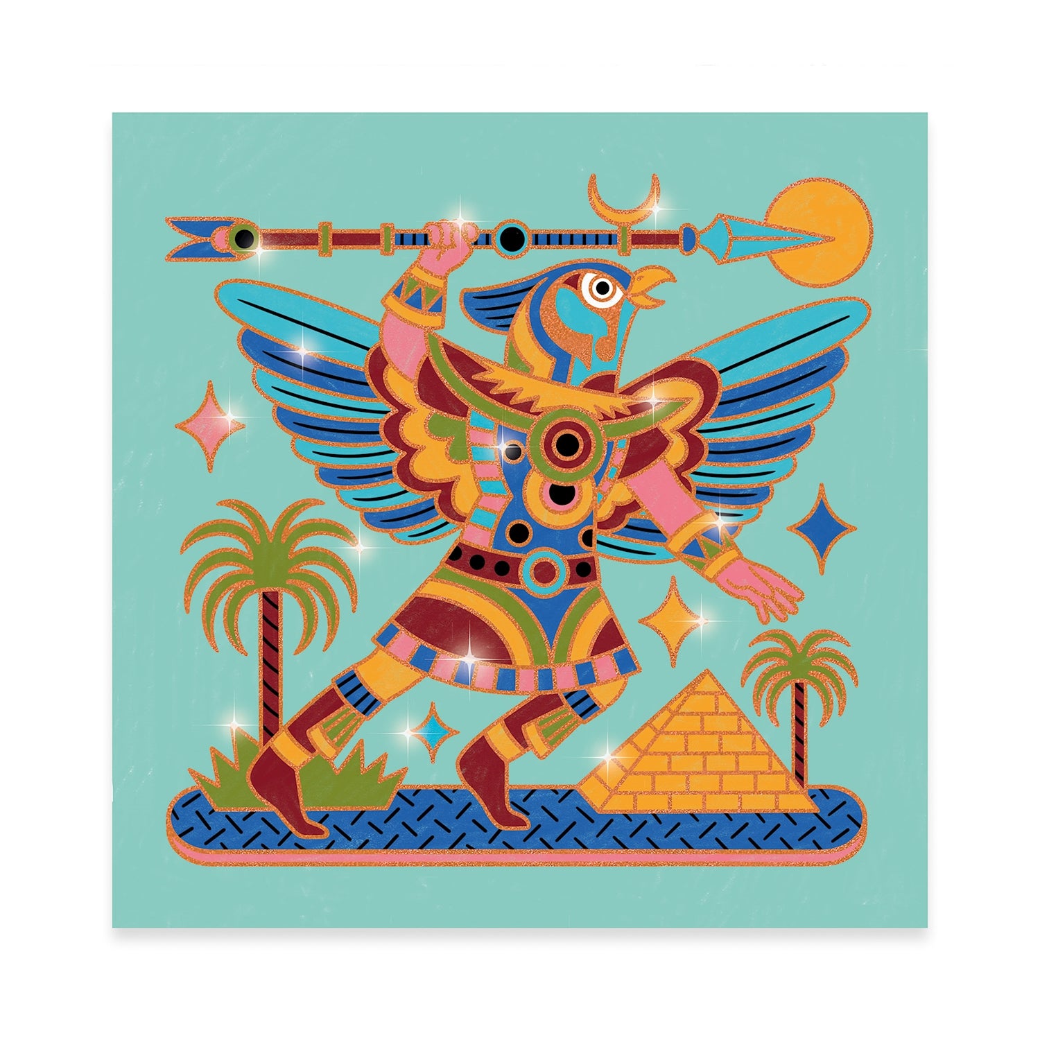 Glänzende Ausmalbilder Tierkämpfer - Bild 2