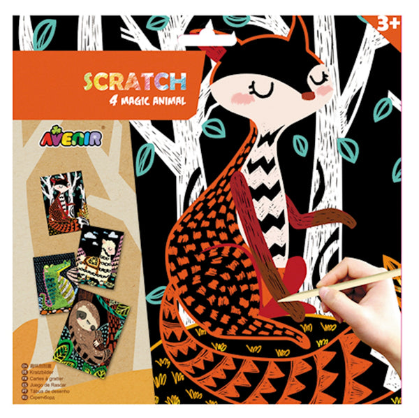 Scratch Kratzbilder Tiere