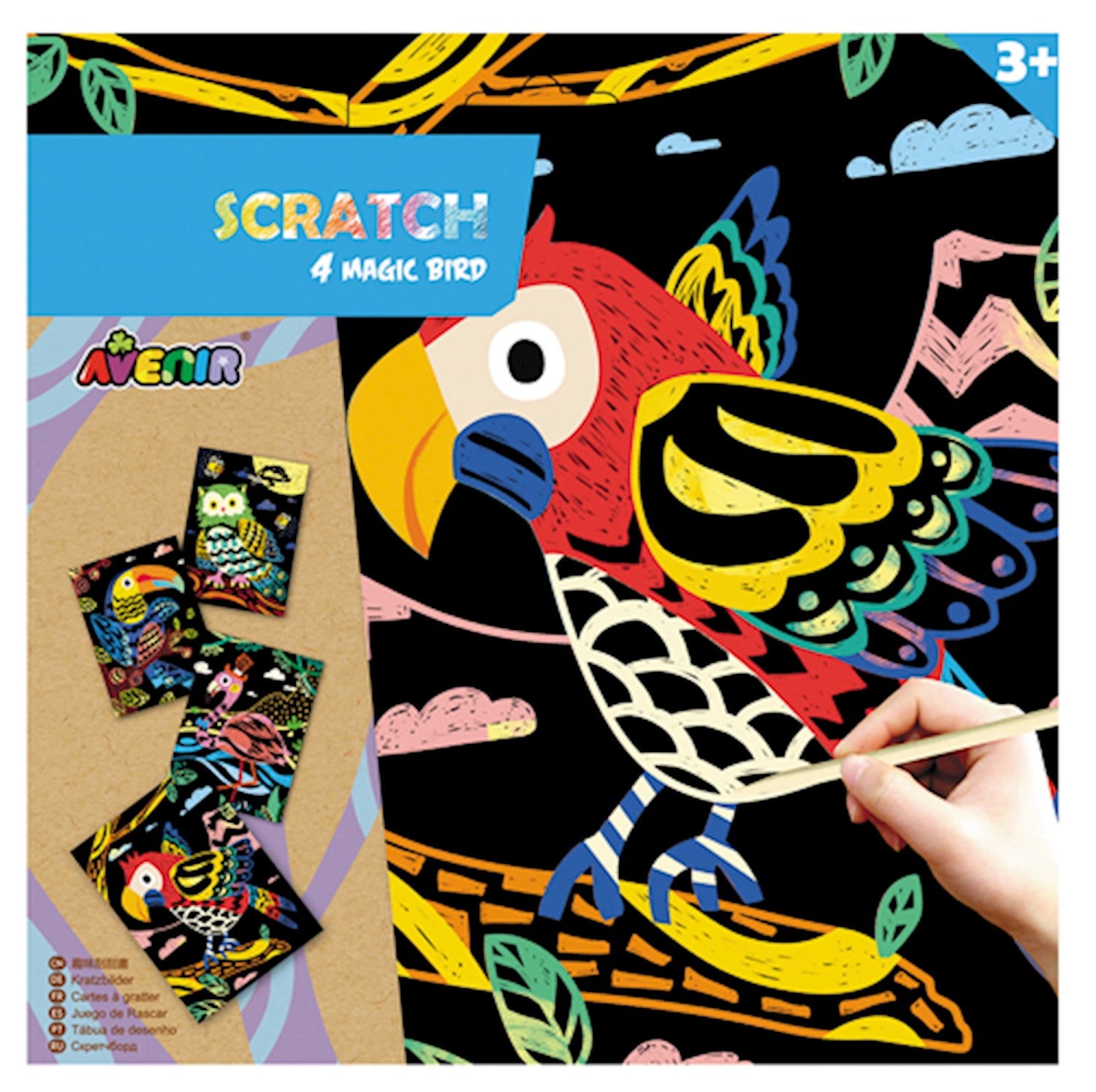 Scratch Kratzbilder Vogel - Bild 1