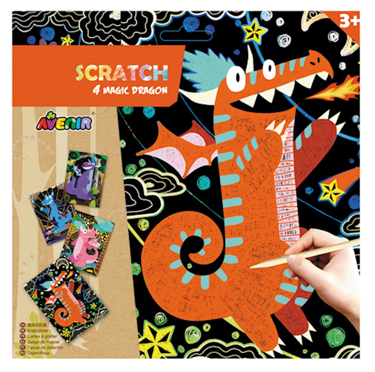 Scratch Kratzbilder Drachen - Bild 1